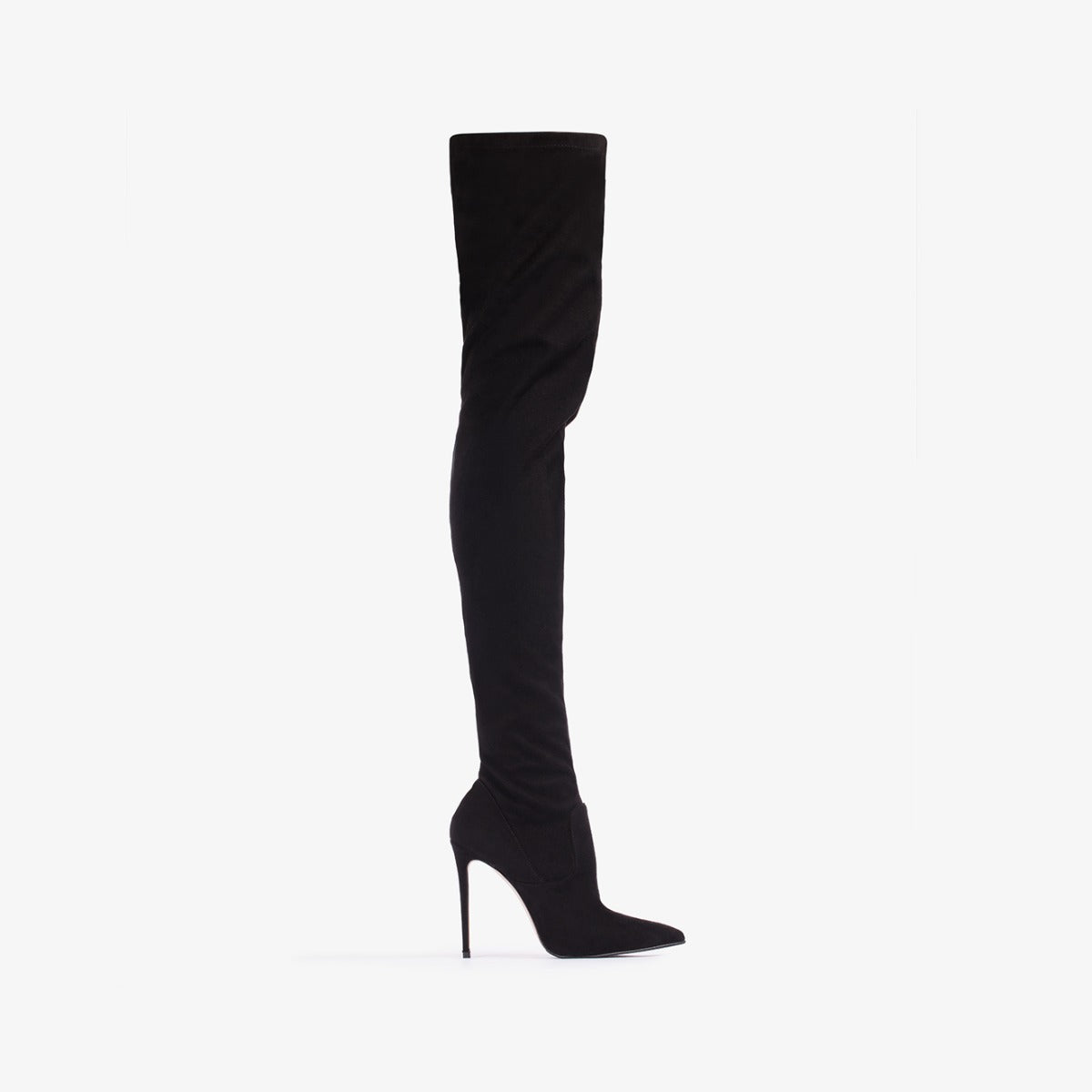 EVA THIGH-HIGH BOOT 120 mm BLACK | Le Silla