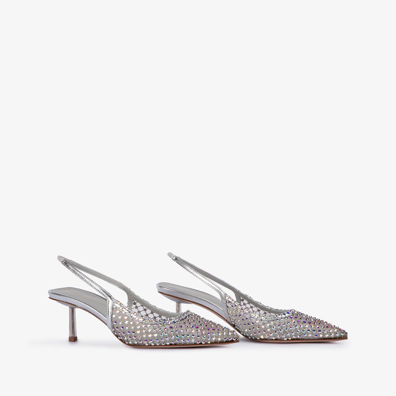 GILDA SLINGBACK 60 mm - Mid Heel Slingbacks | LE SILLA 