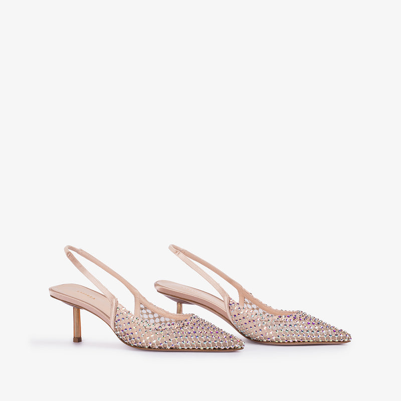 GILDA SLINGBACK 60 mm - Mid Heel Slingbacks | LE SILLA 