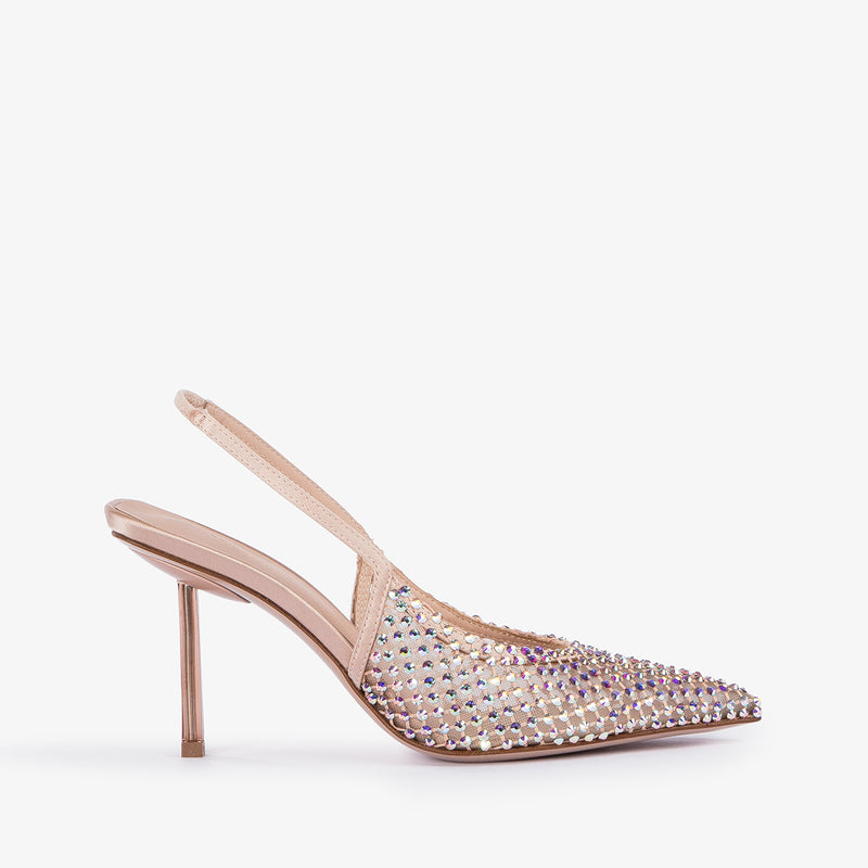 GILDA SLINGBACK 80 mm - Mid Heel Slingbacks | LE SILLA 