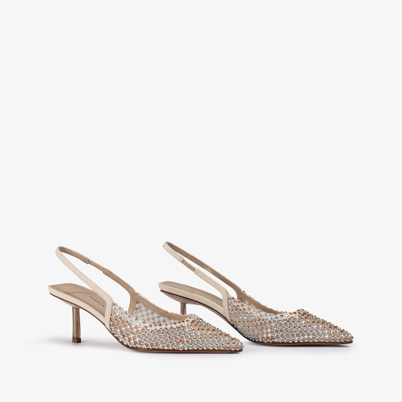 GILDA SLINGBACK 60 mm - Mid Heel Slingbacks | LE SILLA 