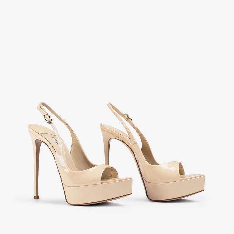 SLINGBACK UMA 140 mm - Slingbacks à plateforme | LE SILLA 