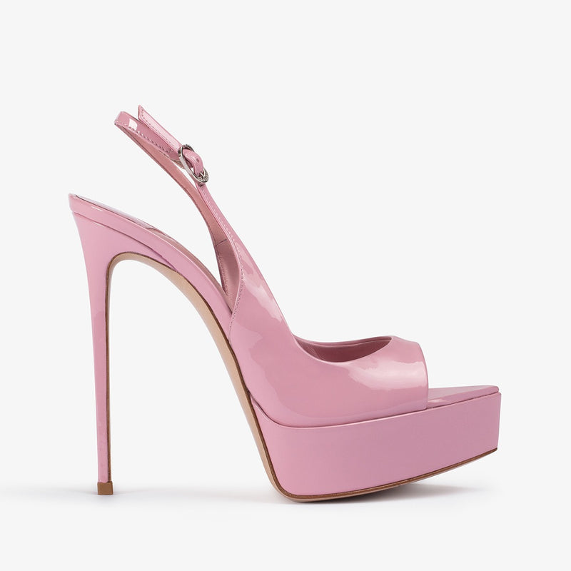 SLINGBACK UMA 140 mm - Slingbacks à plateforme | LE SILLA 