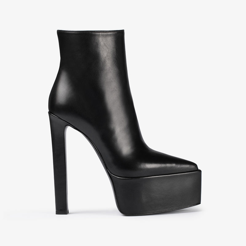 LILY ANKLE BOOT 170 mm - Women's Block Heel Ankle Boots | LE SILLA 