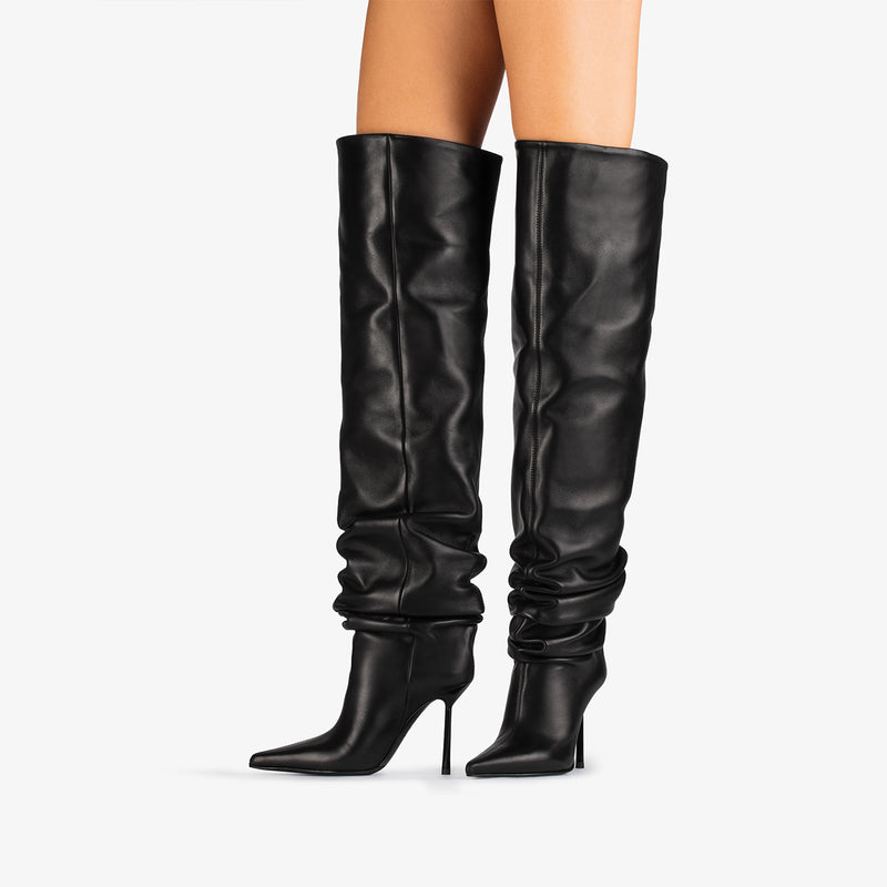 BELLA THIGH-HIGH 100 mm - Cowboy Boots | LE SILLA 