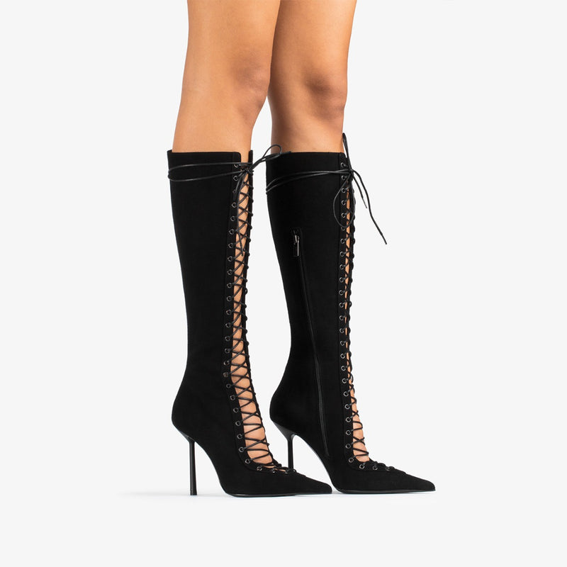 COLETTE BOOT 100 mm - Lace Up Boots - Colette | LE SILLA 