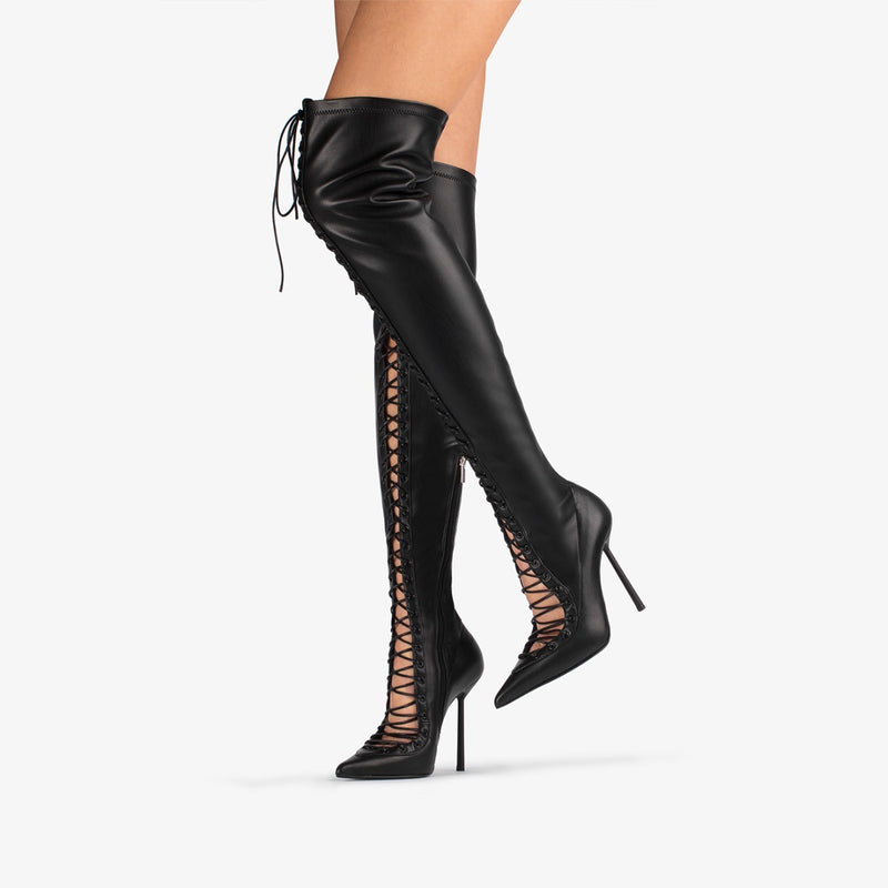 COLETTE THIGH-HIGH BOOT 120 mm - Cowboy Boots | LE SILLA 