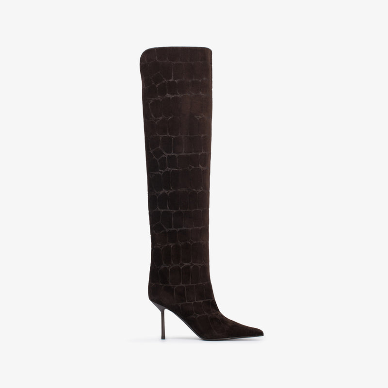 BELLA THIGH-HIGH BOOT 80 mm - Shoes | LE SILLA 
