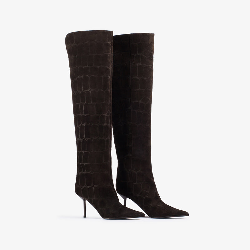 BELLA THIGH-HIGH BOOT 80 mm - Shoes | LE SILLA 