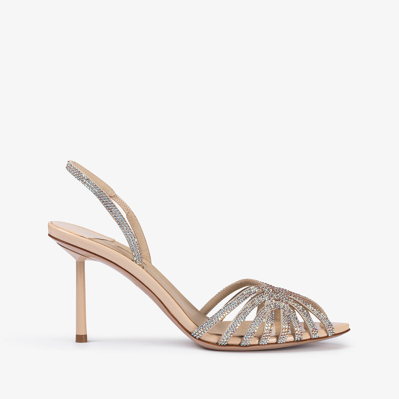 EMBRACE SANDAL 80 mm - Mid Heel Sandals | LE SILLA 