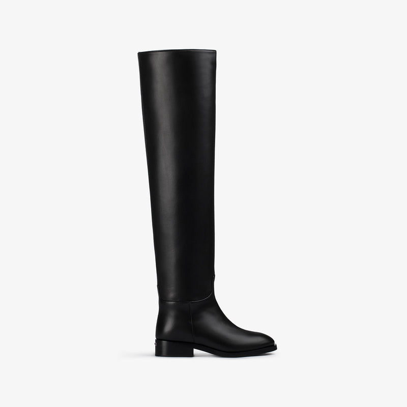 CHARLOTTE THIGH-HIGH BOOT - Shoes | LE SILLA 
